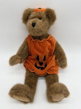 Boyds Collection Jack O. Lantern Plush Bear 13" Halloween T.J.s Best Dressed Ora
